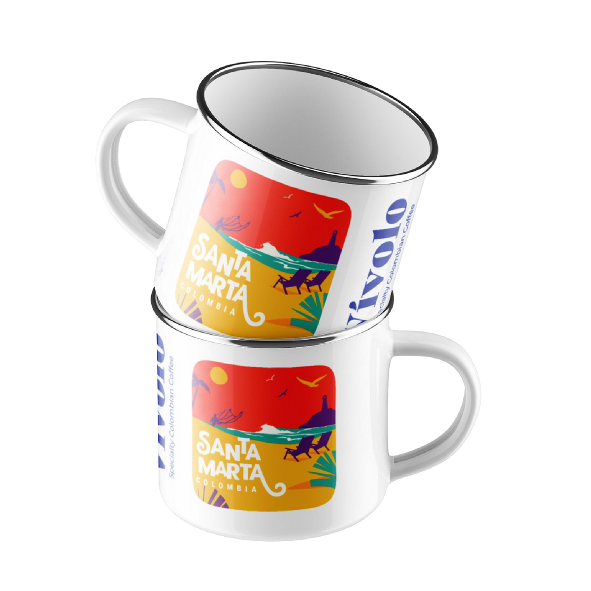 Santa Marta Forever Sunset Enamel Mug