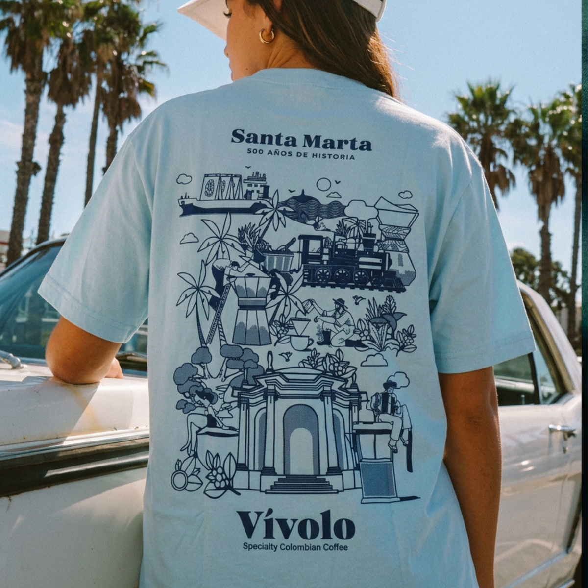 500th Anniversary T-Shirt Blue (Unisex)