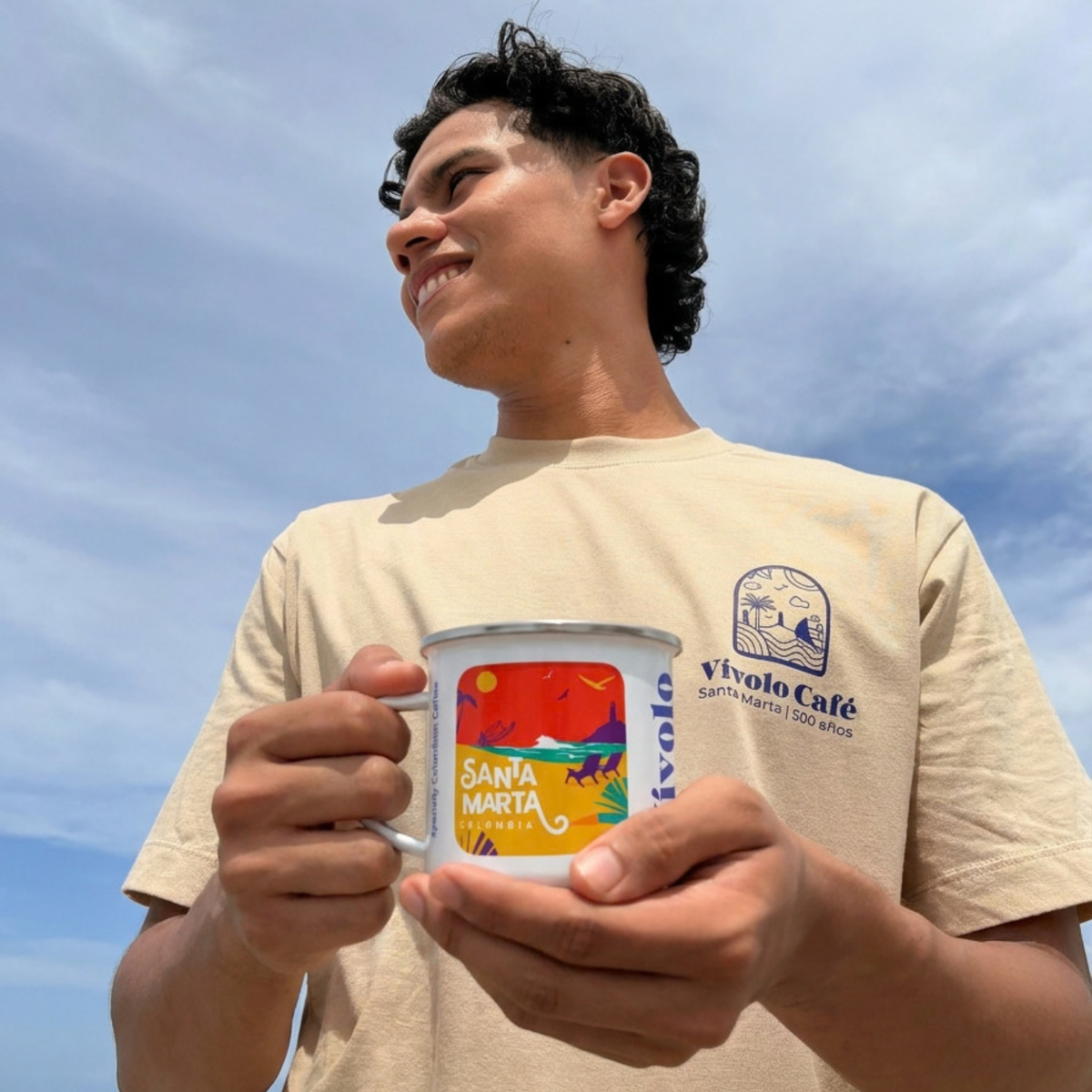 Santa Marta Forever Sunset Enamel Mug