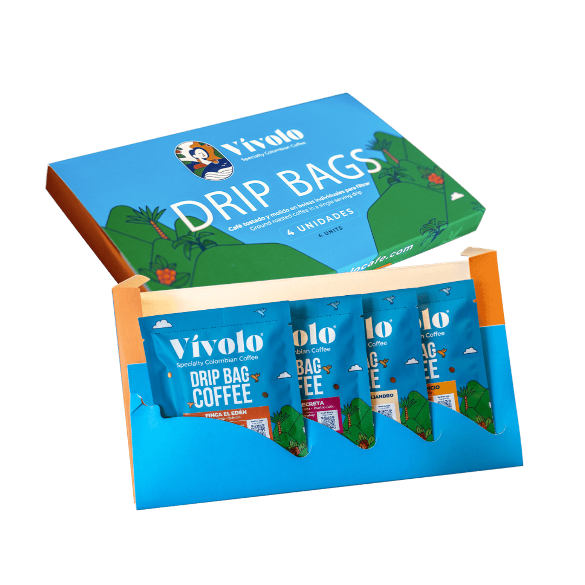 Bolsas de café de filtro especializadas